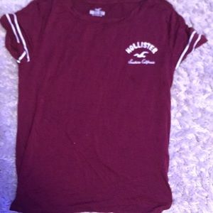 Maroon Hollister kids shirt